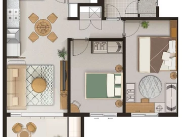 2 Bedroom Apartment