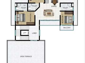 3 Bedroom Penthouse