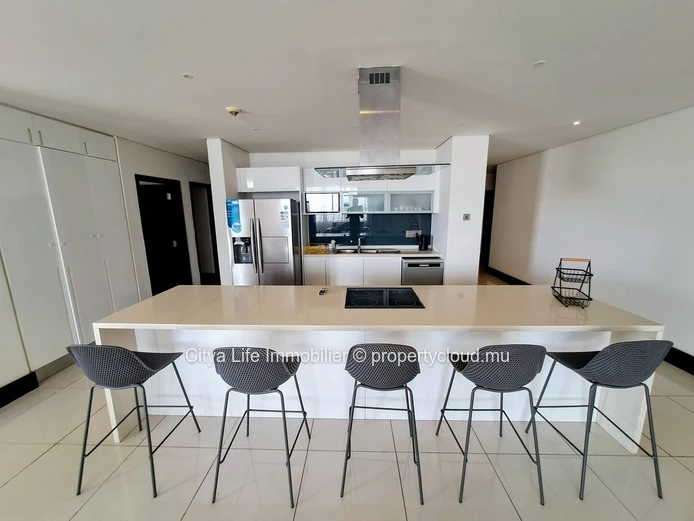 3-Bedroom Furnished Apartment for Rent in Grand Baie with Pool