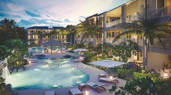 Penthouse de 2 Chambres en Suite à Vendre à Pereybere avec Terrasse sur le Toit, Decking et Piscine Plongeante Privée