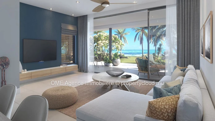 RIVIERE NOIRE - Appartement sur la mer - 3 chambres