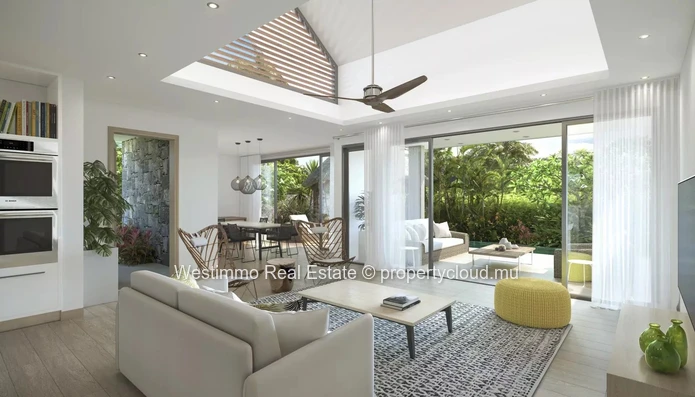 Villa for sale in Pointe d'Esny with 3 bedrooms and a private pool on 650m²