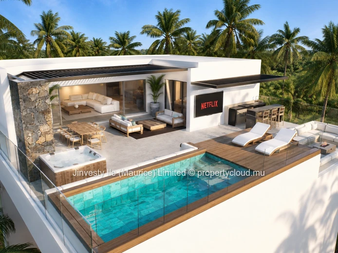 JINVESTY MAURITIUS : 2-bedroom apartment in Mont Choisy | Palm Prestige Lot 2