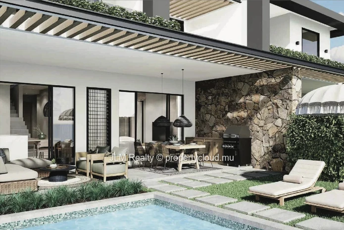 For Sale: Twin Villa in a Prestigious Beachside Estate in Balaclava, Mauritius