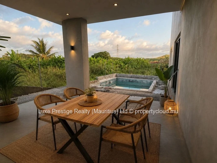 Brand-New 3-Bedroom Villa for Rent in Rivière du Rempart | Private Pool, Garden & 216 m²
