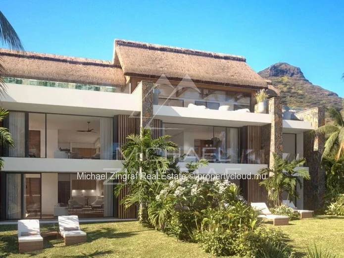 Mauritius – Elegant 3-Bedroom Beachfront Apartment in Tamarin