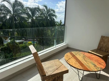 Gorgeous sea-view apartment for rent in a new residence with a communal pool in Tamarin, Mauritius