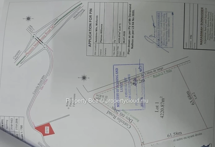 1 Arpent of Freehold Residential Land for sale