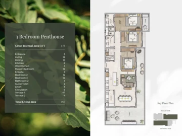 3 Bedroom Penthouse