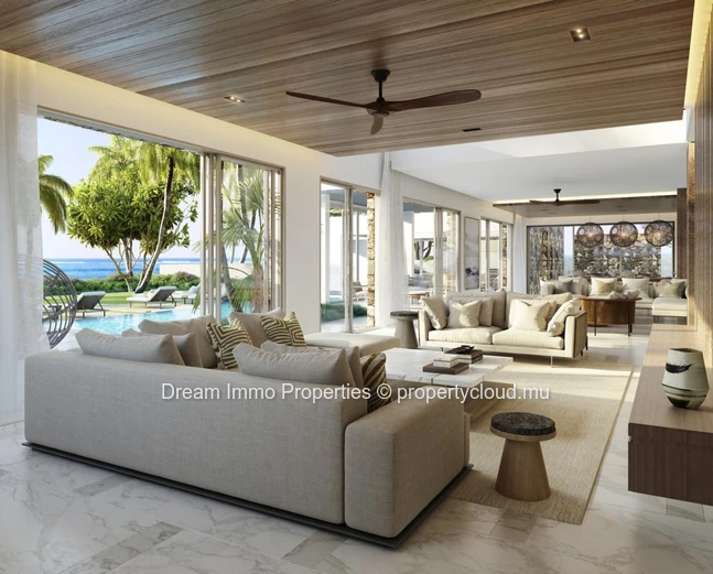 Amazing Beachfront Villas Access To Foreigners Within A Luxury Residence - Unique In Mauritius