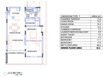2 Bedroom Apartment