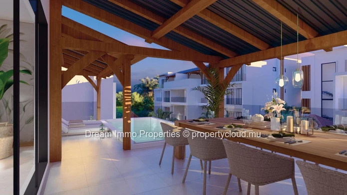 Very Large 400 Sqm Penthouse With Rooftop & Private Pool Close To The Sea In Pereybere - Mauritius