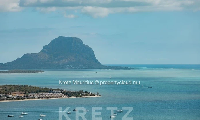 Villa d'exception avec vue panoramique sur le lagon et Le Morne