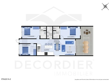 Appartement de 3 Chambres