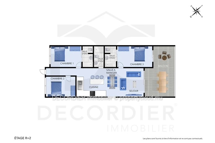 À LOUER – Superbe appartement neuf et entièrement meublé à Pereybère