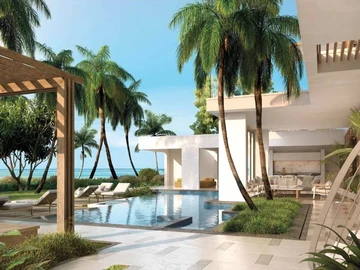 Exclusive beachfront villa for sale in a 5* resort in Poste de Flacq on the east coast of Mauritius