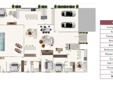 Villa de 4 Chambres