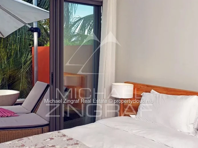 Élégant appartement 2 chambres en bord de mer à Pereybere