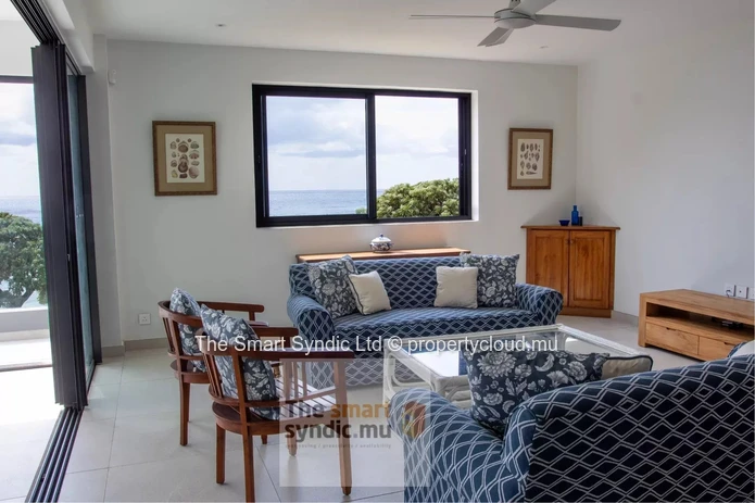 Beachfront apartment for rent.