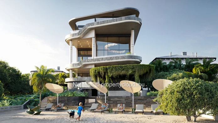 Appartement de luxe au 1er étage, en bord de mer