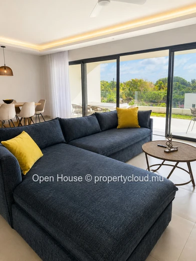 Furnished 3-Bedroom Townhouse with Pool in Grand Gaube