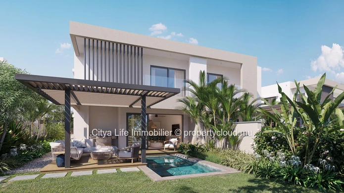 Duplex SCS 3 chambres avec piscine à vendre à Haute Rive