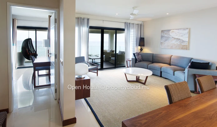3-Bedroom Beachfront Apartment for Rent in Tamarin