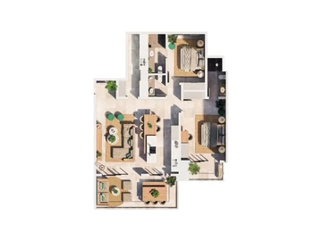 Appartement de 2 Chambres