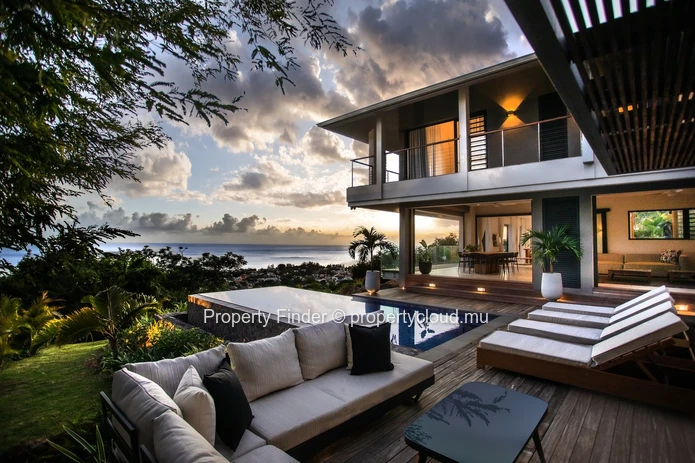 Luxurious 4-Bedroom Villa with Breathtaking Le Morne Views