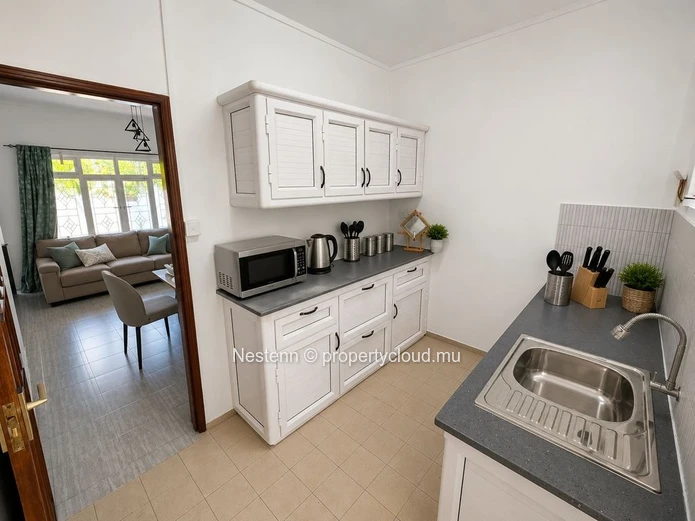 Appartement spacieux de 2 chambres à Blue Bay, à distance de marche de la plage