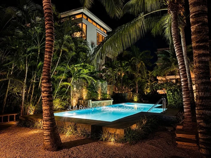Stunning Penthouse for Long-Term Rent Just Steps from La Preneuse Beach, Black River, Mauritius