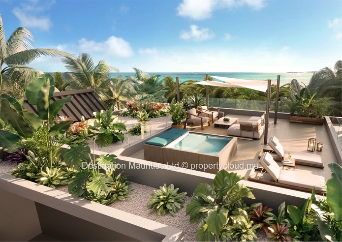 2BEACH RESIDENCES — DESTINATION MAURITIUS  ONLY 1 UNIT LEFT — 2 BED / 2 BATH, 110.8 m² — USD 417,000. SOLD OUT.