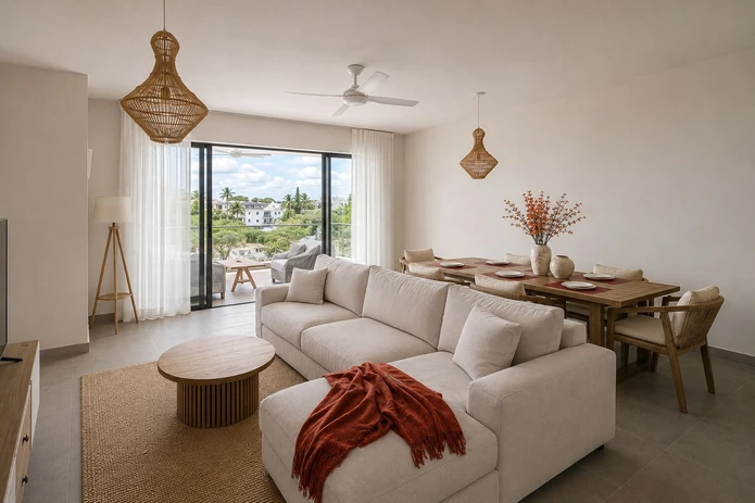 Propriété en bord de mer - Appartement à vendre près de la plage de Trou aux Biches