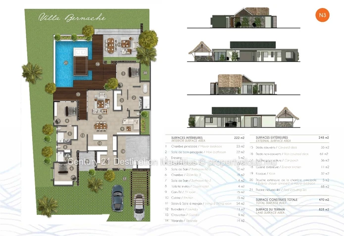 A Vendre - Nord - Villa 3 Chambres | Villa Eco Responsable Piscine | Petit Raffray | Accessible Aux Etrangers Res