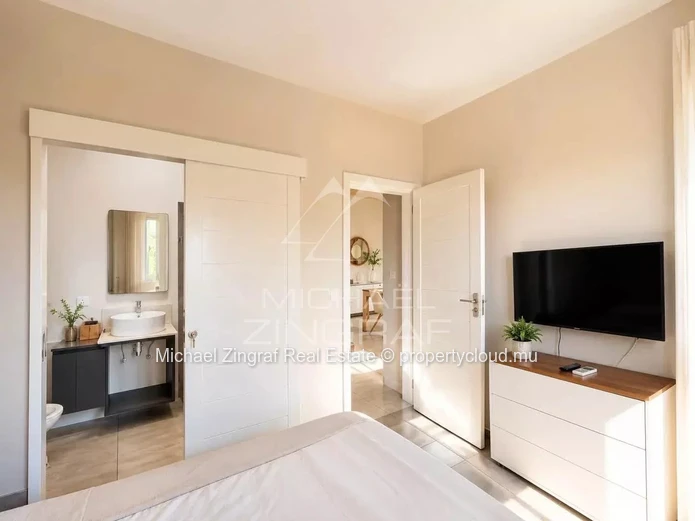 Élégant Appartement 3 Chambres avec Rooftop Privé à Flic en Flac