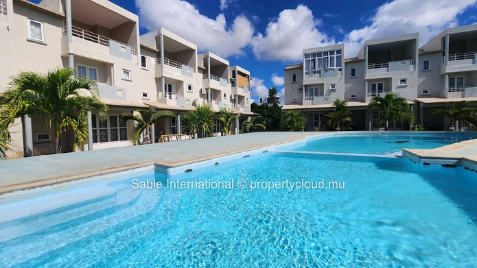 3-Bedroom Furnished Apartment for Rent in Grand Baie with 2 big common Pool