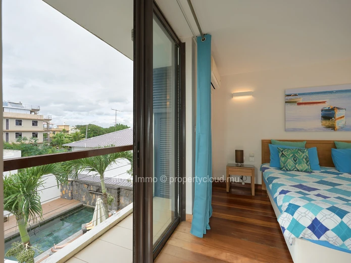 Appartement de 2 chambres en suite, à 2 pas de la plage de Mont Choisy