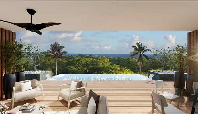 Villa en construction sur un golf 