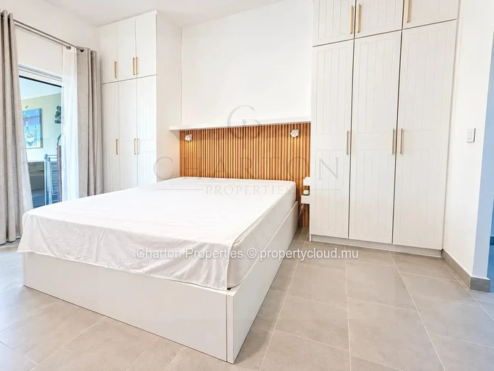 Appartement d’une chambre avec piscine privative et balcon-terrasse à Bain-Bœuf