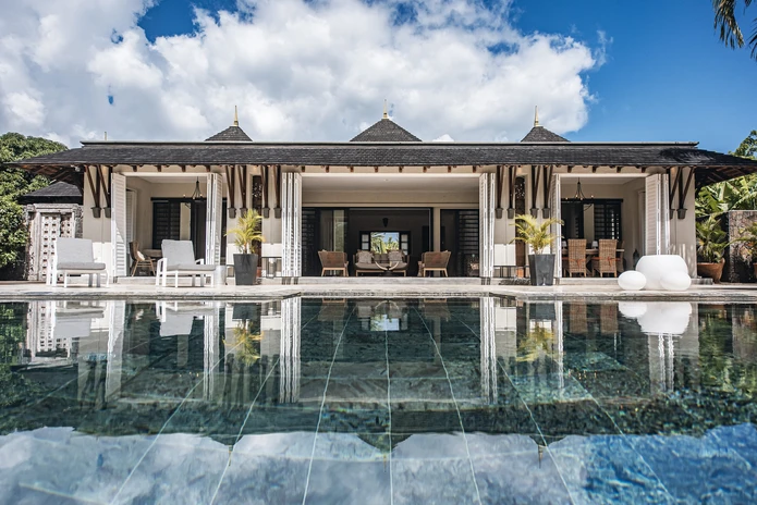 Villa à vendre à Tamarina Golf Estate – 4 chambres, vue golf à Tamarin, Île Maurice