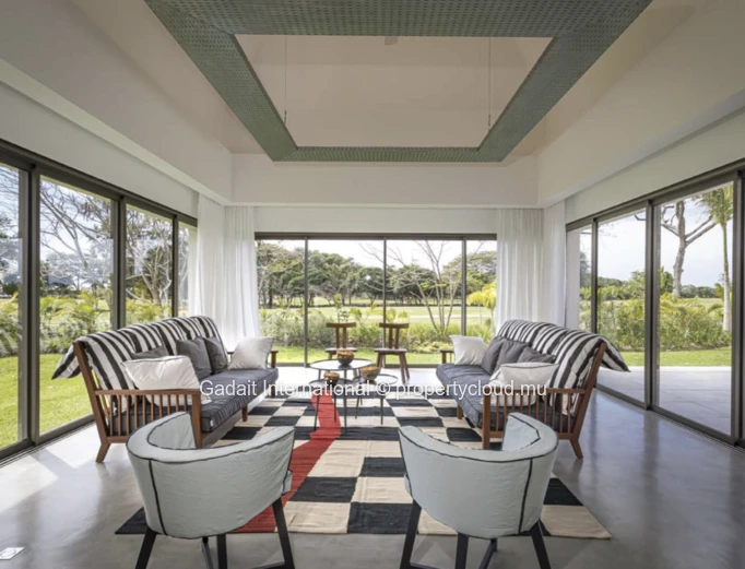 Architect-Designed 4-Suite Villa with Pool and Golf View in Anahita, Mauritius
