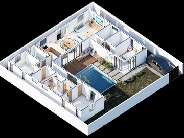 Villa de 3 Chambres