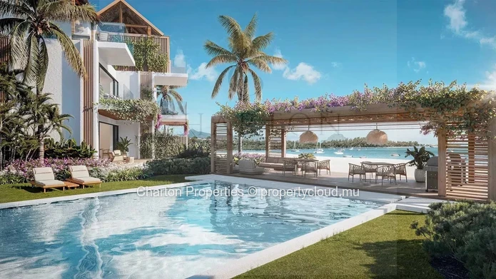 1-Bedroom Waterfront Apartment with Private Garden