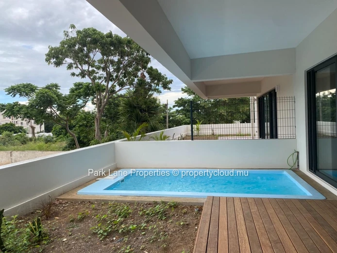 Semi furnished duplex in secured residence