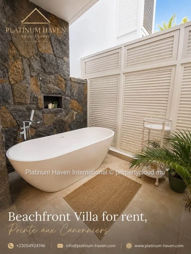 Beachfront. Brand new. Yours for Rs 180000/monthly.