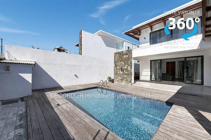 Villa contemporaine et spacieuse à Trou aux Biches