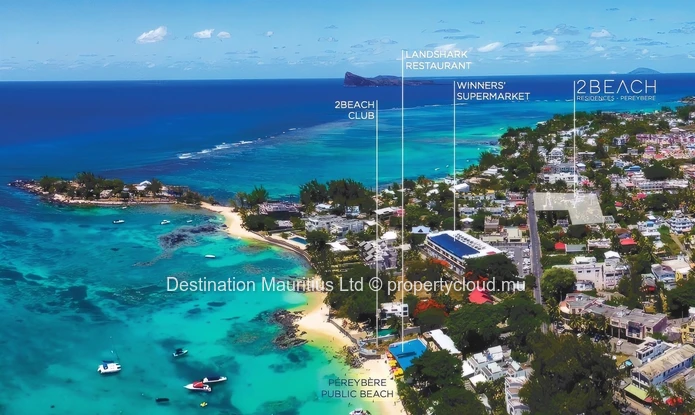 2BEACH RESIDENCES — DESTINATION MAURITIUS  ONLY 1 UNIT LEFT — 2 BED / 2 BATH, 110.8 m² — USD 417,000. SOLD OUT.