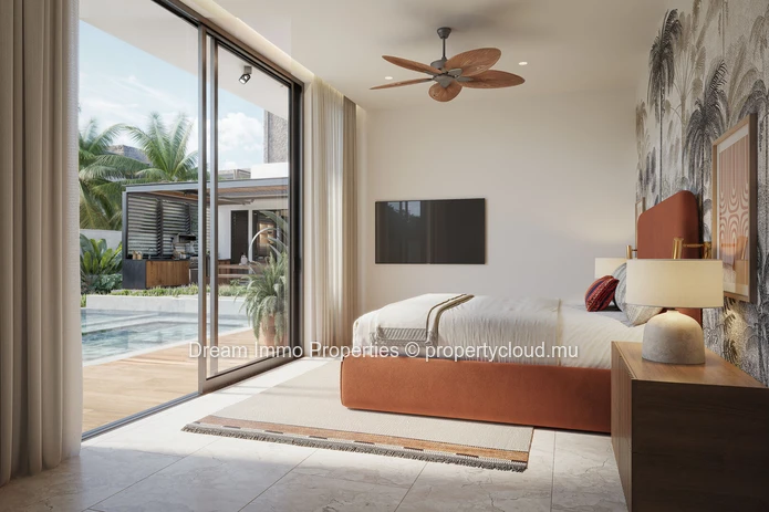 Unique villa 4 chambres avec accès plage & services hôteliers à Trou aux Biches – Ile Maurice