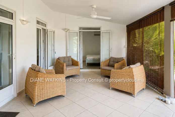 Beachfront 4-Bedroom House for Rent in Tamarin