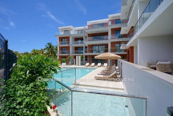 Beachside Furnished Apartment for Rent in Trou aux Biches